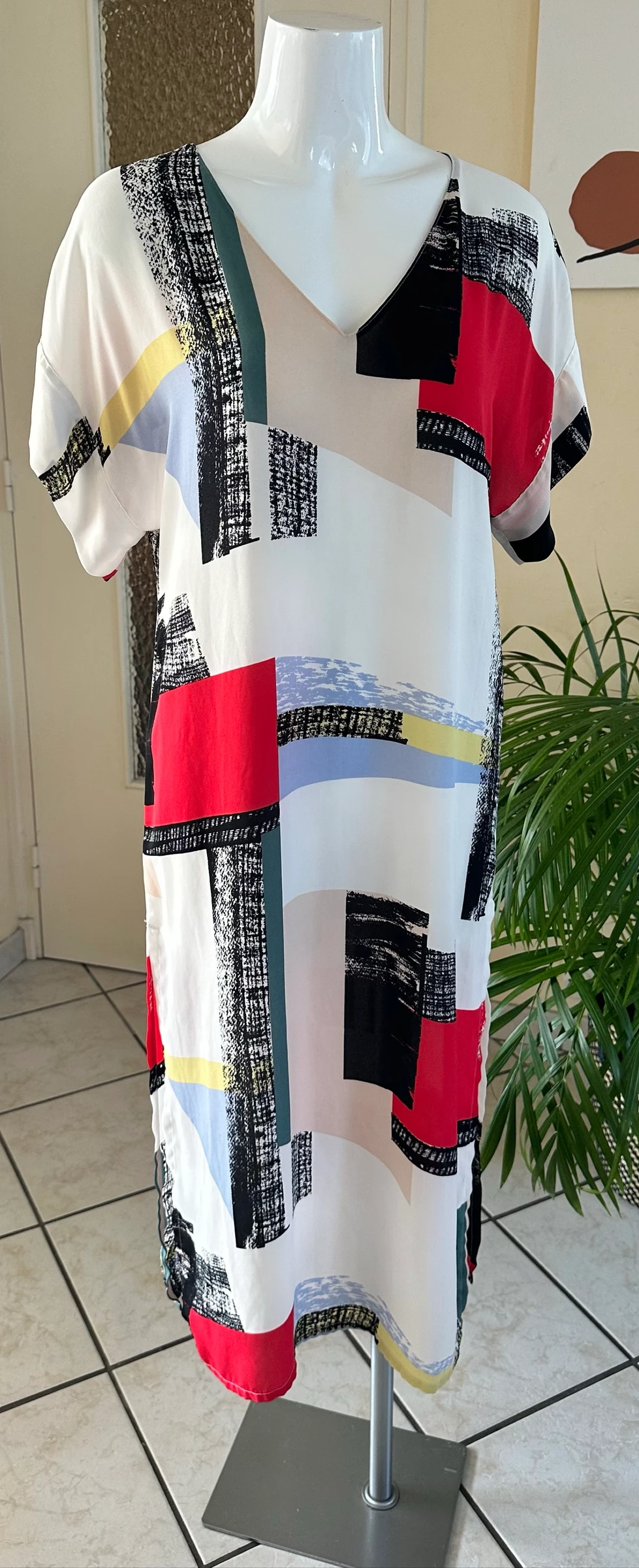 Babaton XS Midi Printed Loose Fit Dress – Impeccable Condition – photo 10